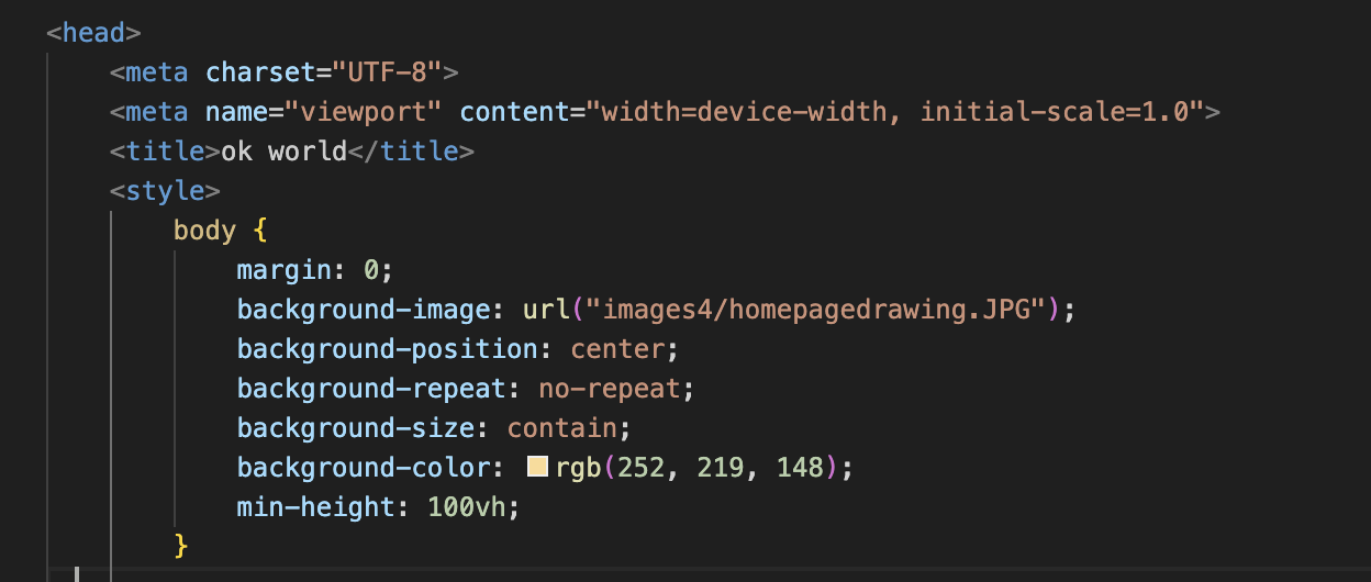  I directly created a CSS using the copied code, and at the same time changed the background size to contain. Then an additional background color was added (I could not fully unify this color)