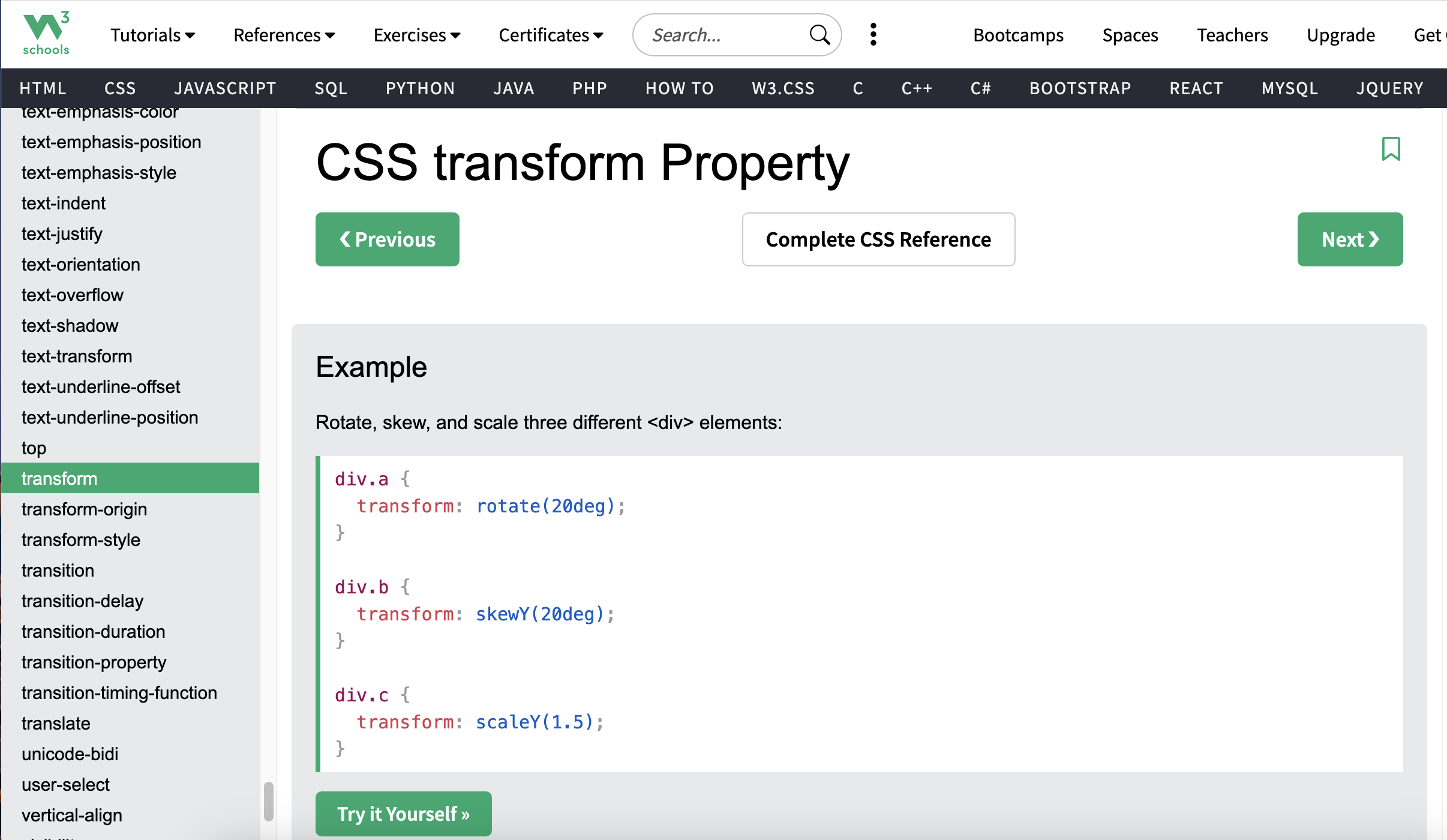  Screenshot of web page reading history
