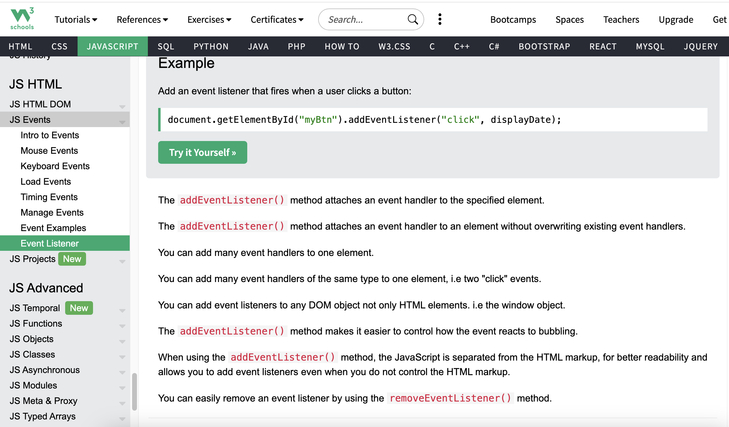  Screenshot of web page reading history