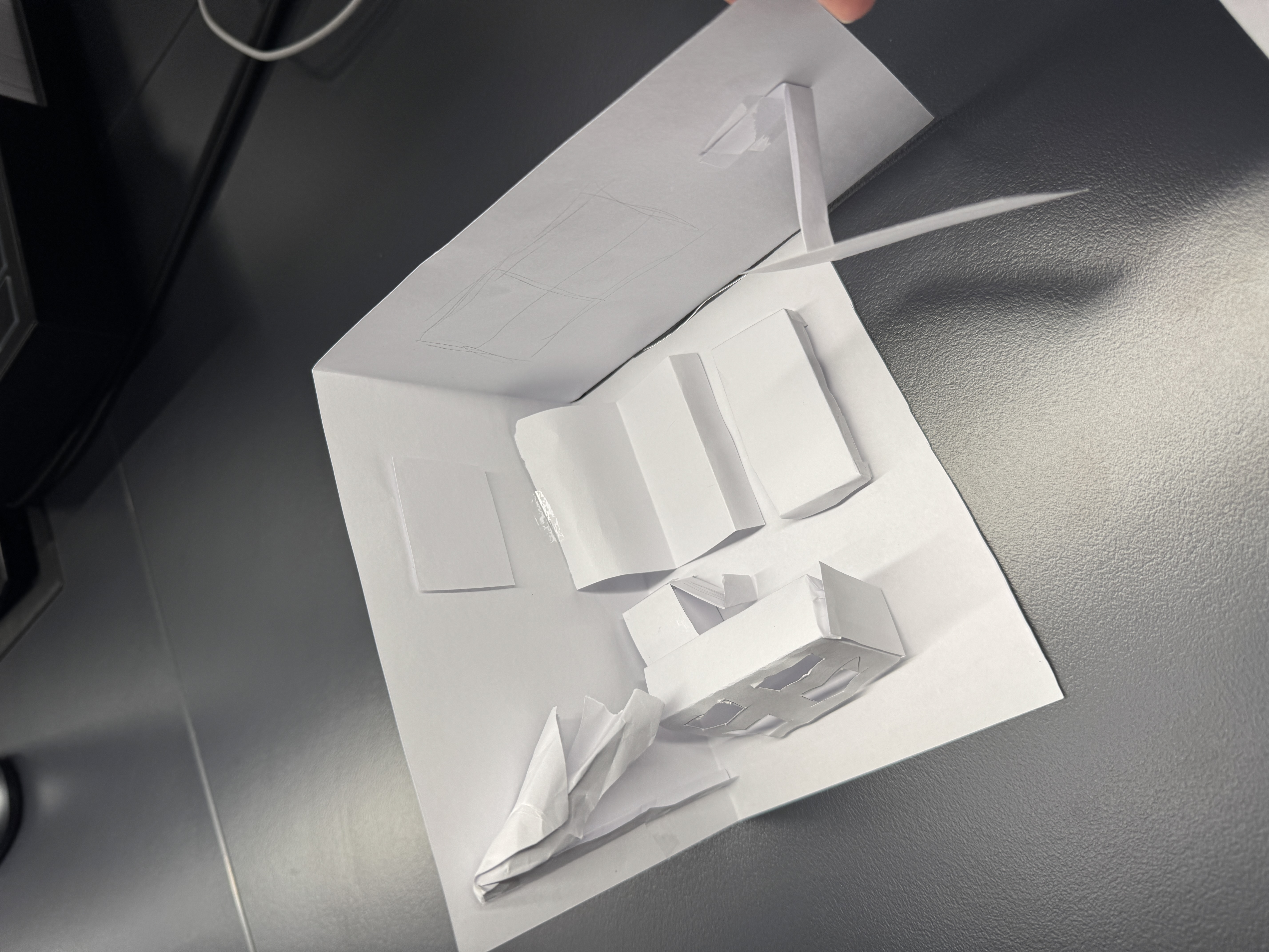 This is a paper model.